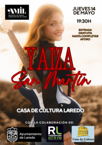CONCIERTO DE LA CANTAUTORA CÁNTABRA YAIZA SAN MARTÍN @ Salón de Actos de la Casa de Cultura