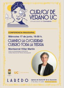 CONFERENCIA INAUGURAL de los CURSOS DE VERANO UNIVERSIDAD DE CANTABRIA “CUANDO LA OSCURIDAD CUBRIÓ TODA LA TIERRA” @ Iglesia de Santa María de la Asunción. Laredo.