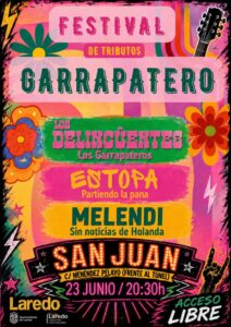 FESTIVAL TRIBUTO GARRAPATEROS “LOS DELINQÜENTES, ESTOPA Y MELENDI” @ C/ Menéndez Pelayo, s/n (frente a El Túnel)