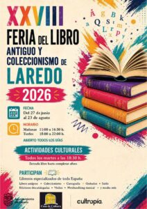 XXVIII FERIA DEL LIBRO ANTIGUO Y COLECCIONISMO @ C/ López Seña, s/n (De 11:00 a 14:30 h. y de 18:00 a 22:00 h.)