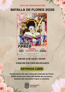 ACTO de PRESENTACIÓN de la 115 EDICIÓN de la BATALLA DE FLORES @ Salón de Actos Casa de Cultura Dr. Velasco