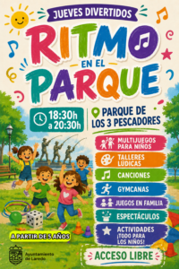 JUEVES DE TARDE DIVERTIDOS “RITMO EN EL PARQUE” @ Parque de Los Pescadores