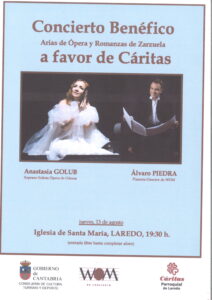 CONCIERTO BENÉFICO A FAVOR DE CÁRITAS “ARIAS DE OPERA Y ROMANZAS DE ZARZUELA” @ Iglesia de Santa María de la Asunción