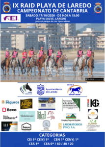 IX RAID HÍPICO PLAYA DE LAREDO @ Playa La Salvé (Junto al Parque de los Pescadores)
